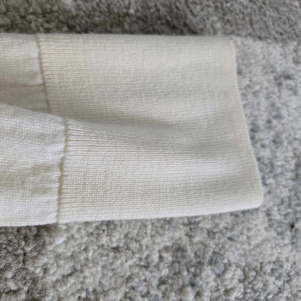 COS 
Cream Crew Neck Sweater (cream, wool) - Picture 5 of 7